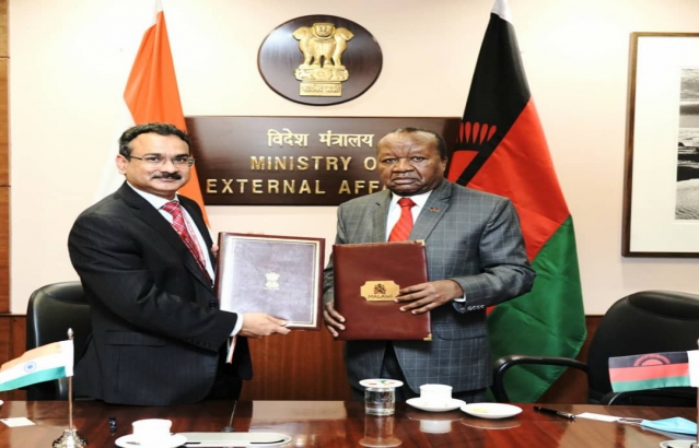 INDIA & MALAWI SIGNS EXTRADITIION TREATY